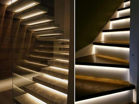 Indoor stair lighting case