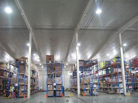 Factory shelf lighting case