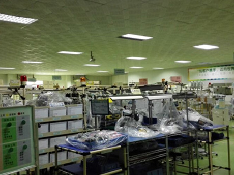 Factory workshop lighting cases